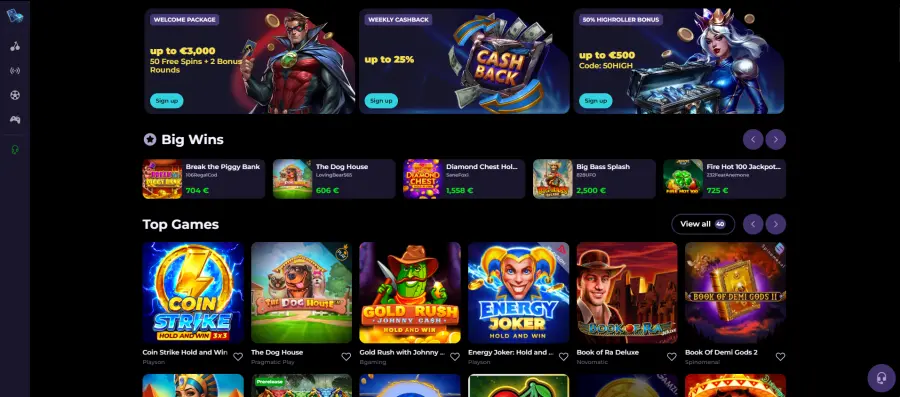 Highflybet bonus
